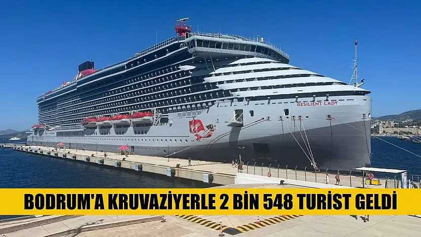 Bodrum'a kruvaziyerle 2 bin 548 turist geldi