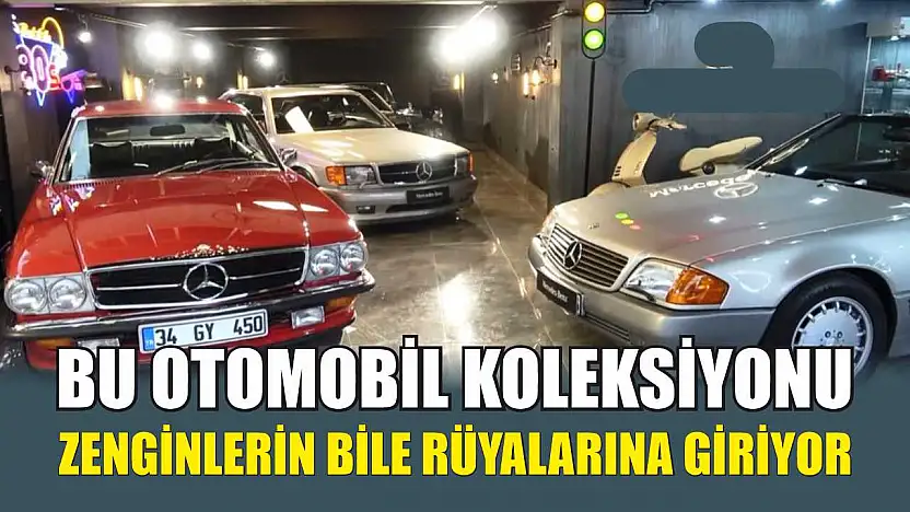 Bu otomobil koleksiyonu, zenginlerin bile rüyalarına giriyor