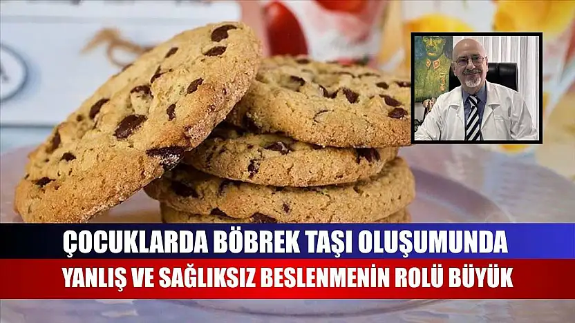 Çocuklarda böbrek taşı oluşumunda yanlış ve sağlıksız beslenmenin rolü büyük
