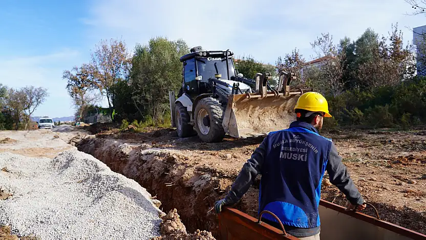 Datça Çomarlık'ta kanalizasyon sorunu sona eriyor