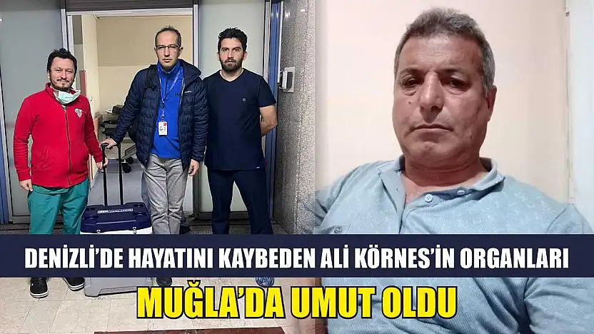 Denizli'de Hayatını Kaybeden Ali Körnes'in Organları Muğla'da Umut Oldu