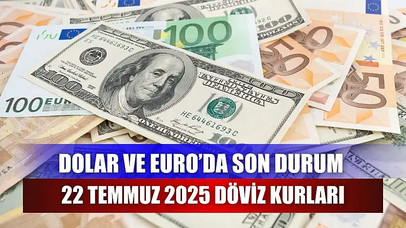 Dolar ve Euro'da Son Durum: 22 Temmuz 2025 Döviz Kurları