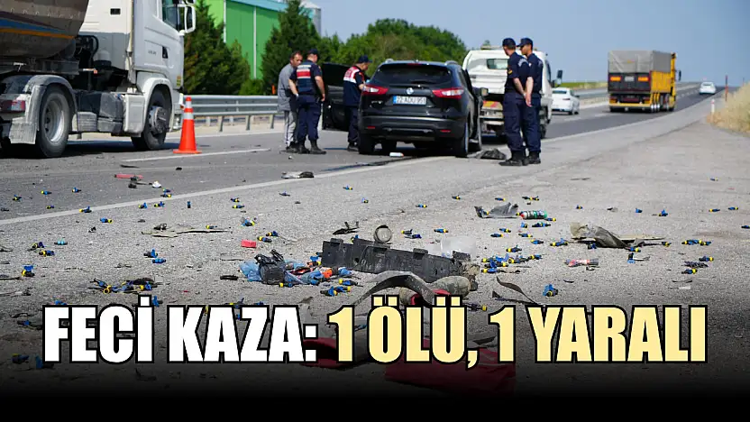 Feci kaza: 1 ölü, 1 yaralı