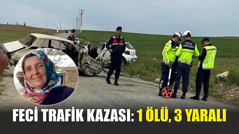 Feci trafik kazası: 1 ölü, 3 yaralı