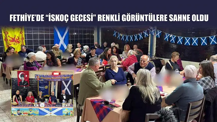 Fethiye'de 'İskoç Gecesi' renkli görüntülere sahne oldu