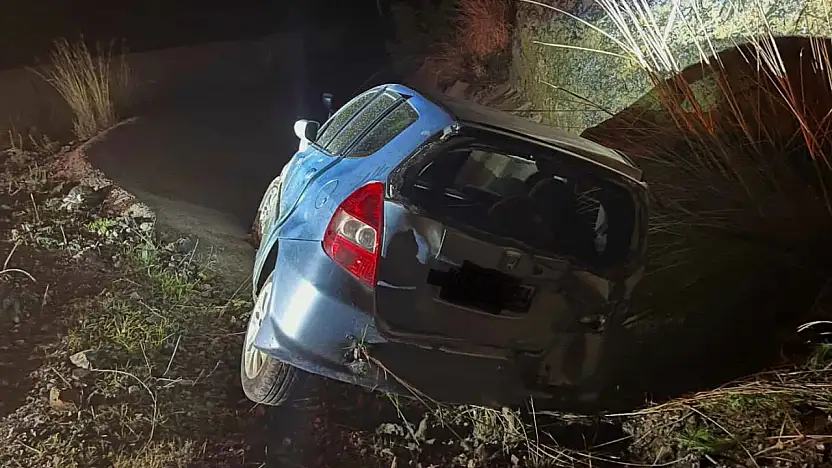 Fethiye'de Katrancı Kavşağı'nda Kaygan Yol Kazaya Neden Oldu