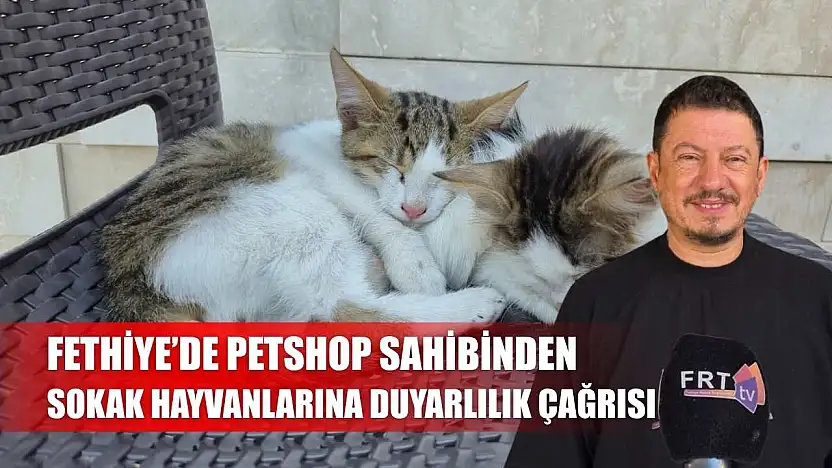 Fethiye'de Petshop Sahibinden Sokak Hayvanlarına Duyarlılık Çağrısı