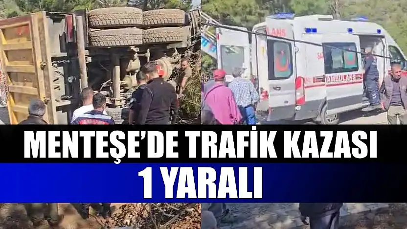 Menteşe'de trafik kazası: 1 yaralı