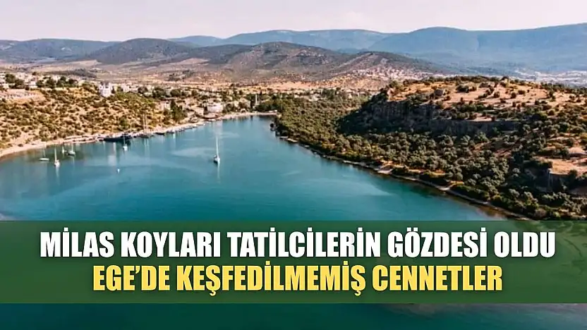 Milas Koyları Tatilcilerin Gözdesi Oldu: Ege'de Keşfedilmemiş Cennetler