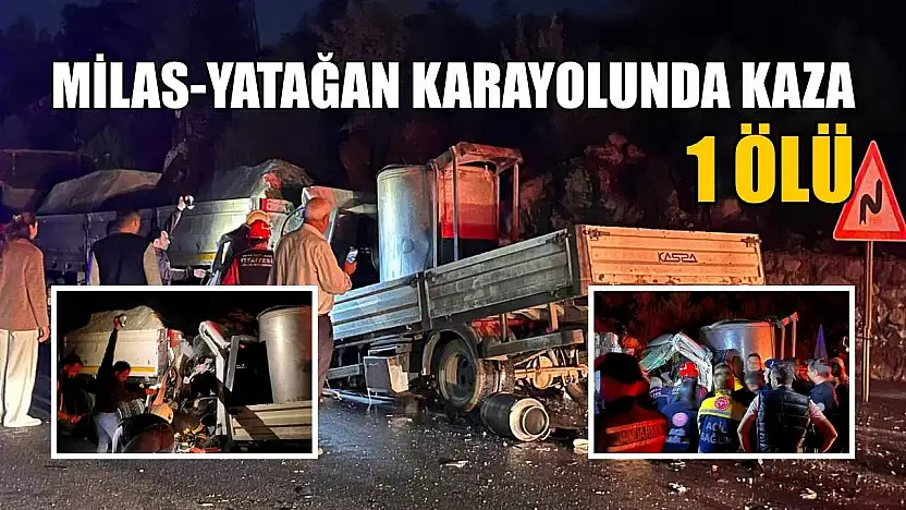 Milas-Yatağan karayolunda kaza: 1 ölü