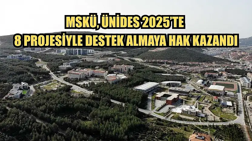 MSKÜ, ÜNİDES 2025'te 8 projesiyle destek almaya hak kazandı