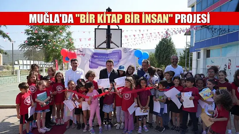 Muğla'da 'Bir Kitap Bir İnsan' projesi