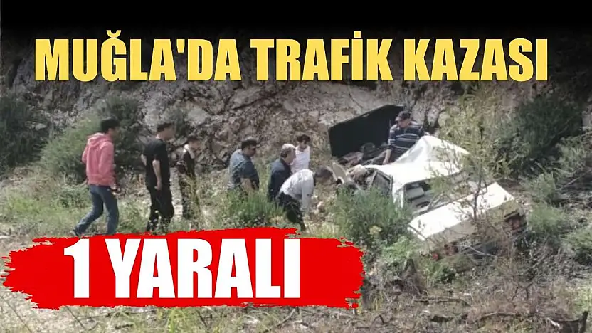 Muğla'da trafik kazası: 1 yaralı