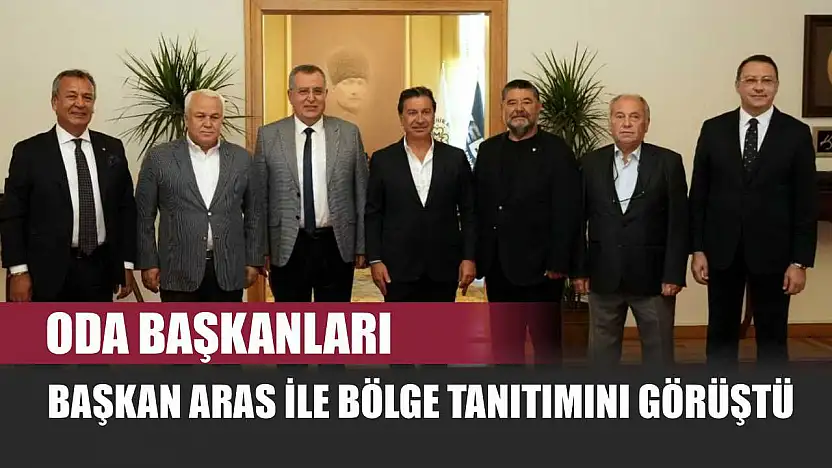 Oda Başkanları, Başkan Aras ile Bölge Tanıtımını Görüştü