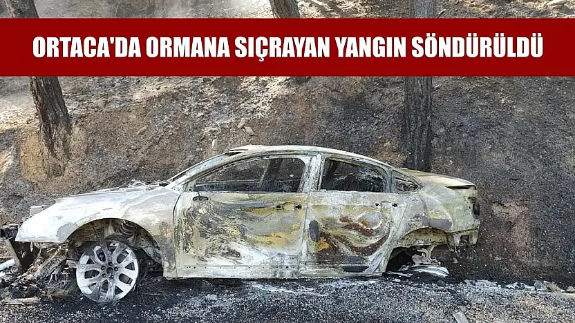 Ortaca'da ormana sıçrayan yangın söndürüldü