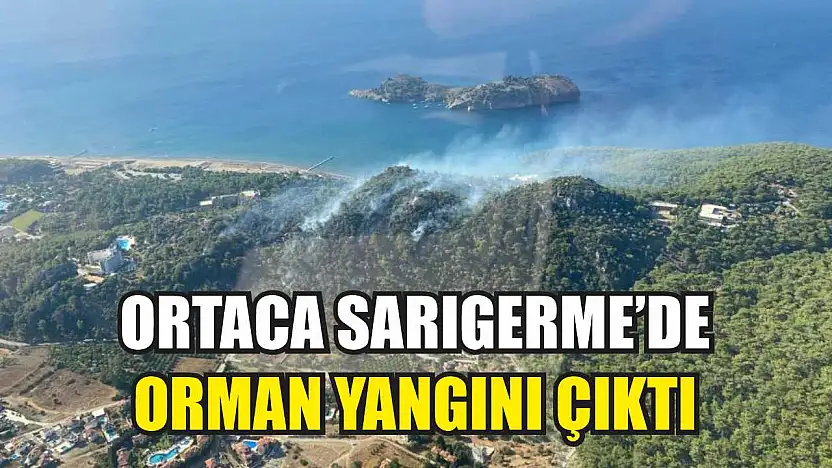 Ortaca Sarıgerme'de Orman Yangını Çıktı