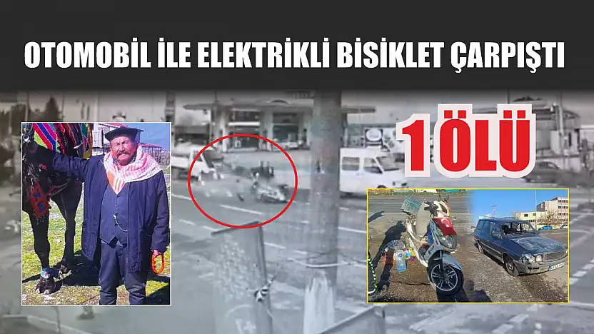 Otomobil ile elektrikli bisiklet çarpıştı: 1 ölü