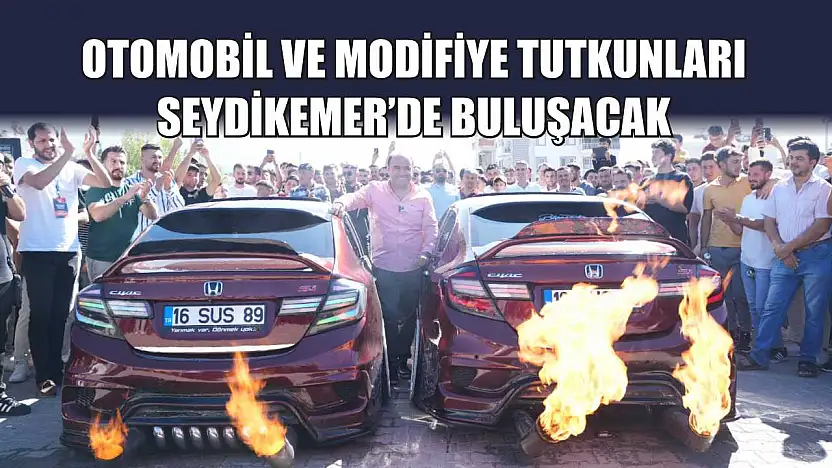 Otomobil ve Modifiye Tutkunları Seydikemer'de Buluşacak