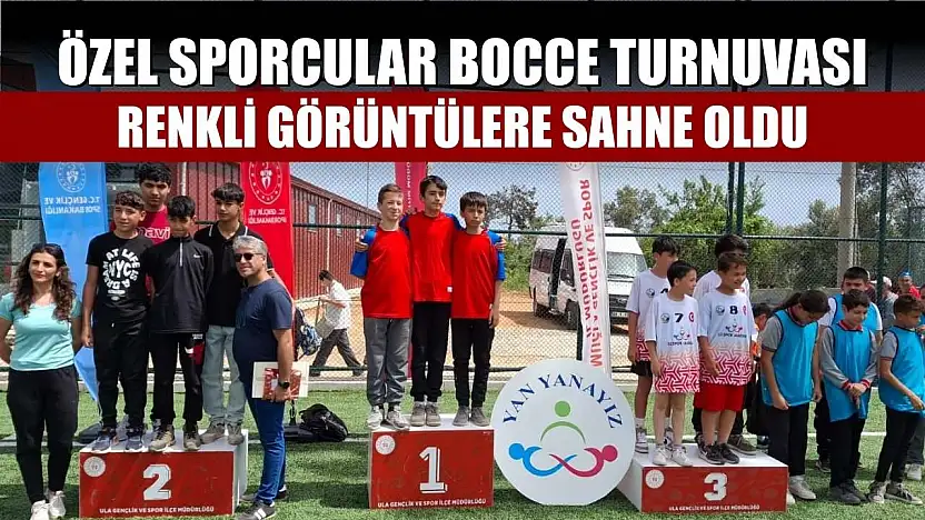 Özel sporcular bocce turnuvası renkli görüntülere sahne oldu