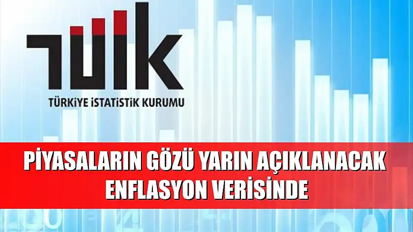 Piyasaların gözü yarın açıklanacak enflasyon verisinde