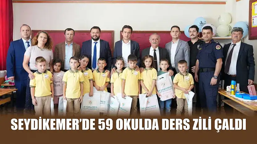 Seydikemer'de 59 Okulda Ders Zili Çaldı