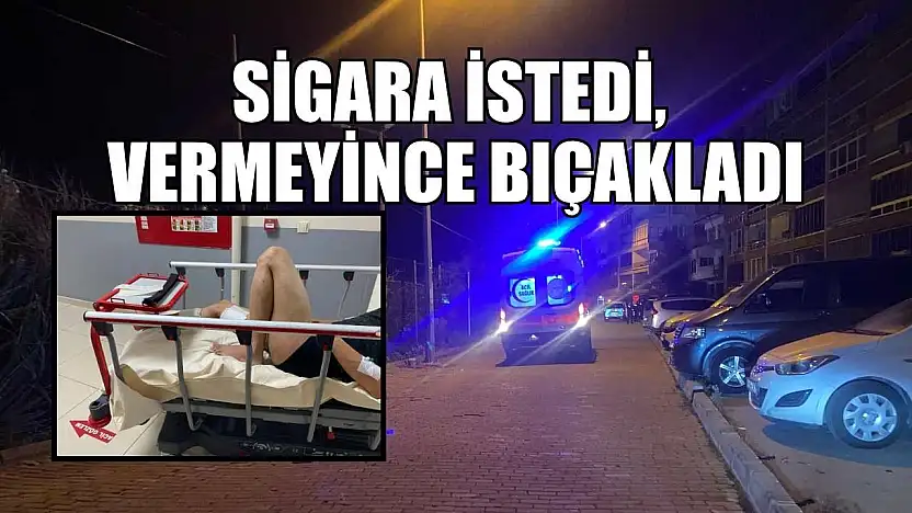 Sigara istedi, vermeyince bıçakladı