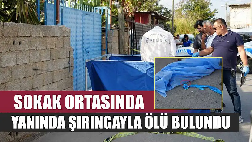 Sokak ortasında yanında şırıngayla ölü bulundu