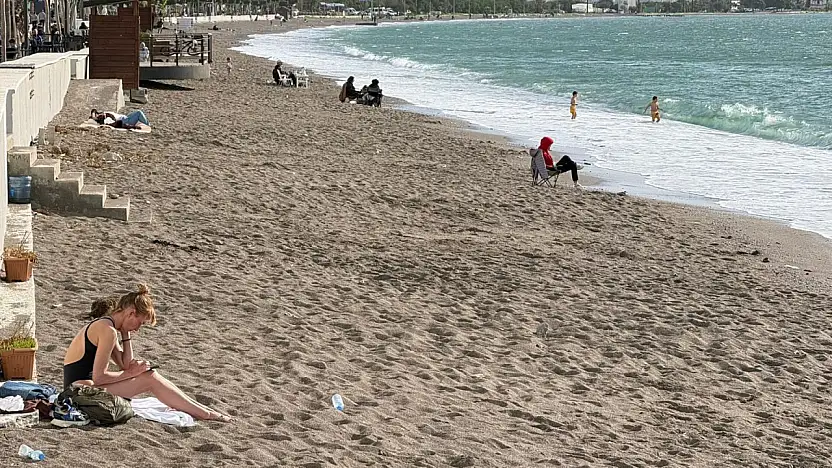 Türkiye donarken Fethiye'de deniz keyfi