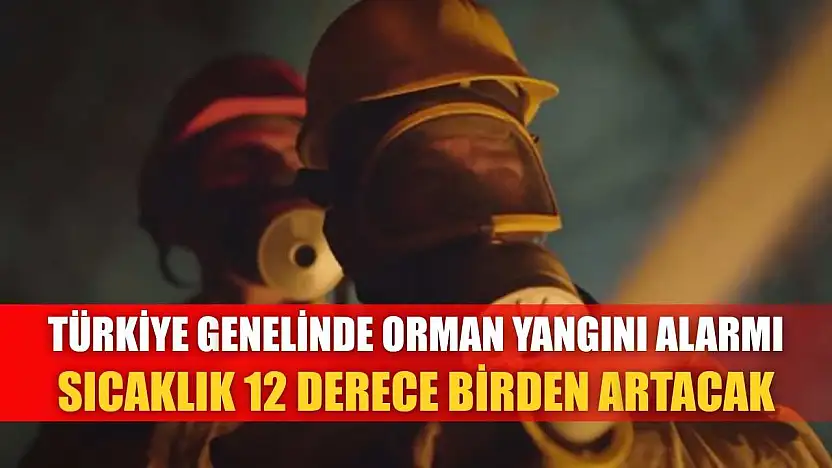 Türkiye Genelinde Orman Yangını Alarmı: Sıcaklık 12 Derece Birden Artacak