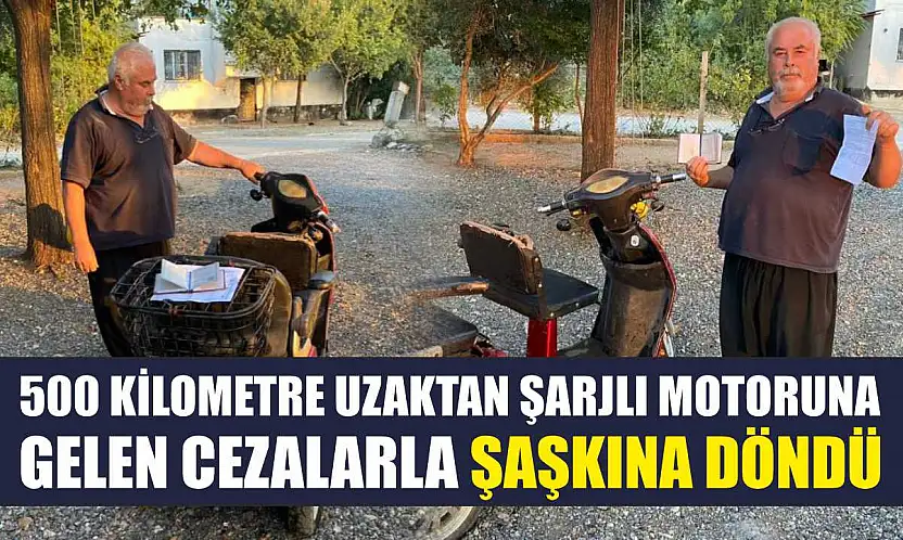 500 kilometre uzaktan şarjlı motoruna gelen cezalarla şaşkına döndü