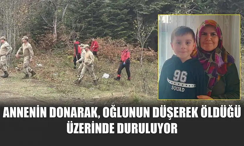 Annenin donarak, oğlunun düşerek öldüğü üzerinde duruluyor