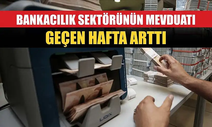 Bankacılık sektörünün mevduatı geçen hafta arttı