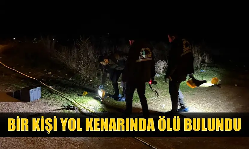 Bir kişi yol kenarında ölü bulundu