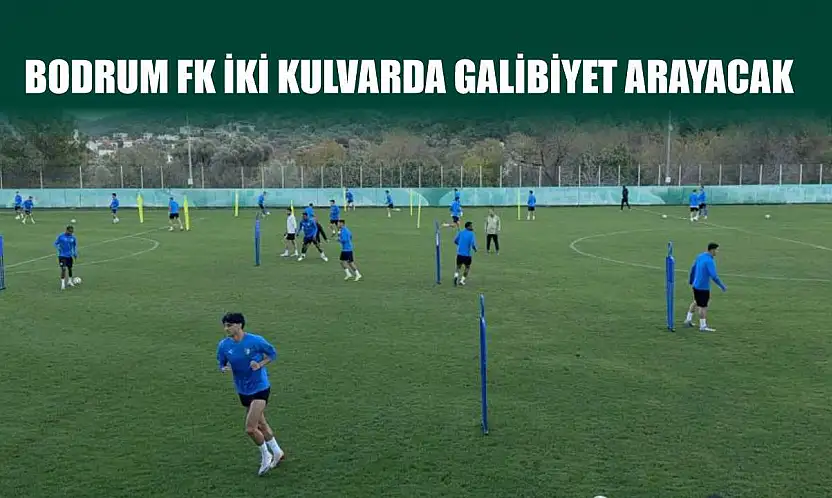 Bodrum FK iki kulvarda galibiyet arayacak