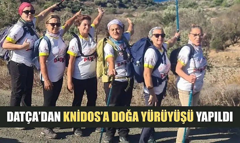 Datça'dan Knidos'a doğa yürüyüşü yapıldı