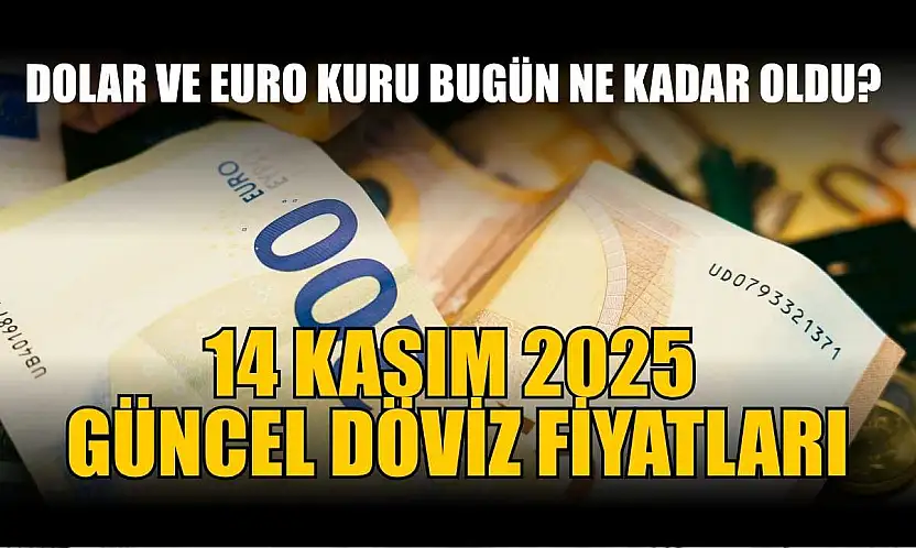 Dolar ve Euro kuru bugün ne kadar oldu?  14 Kasım 2025 güncel döviz fiyatları
