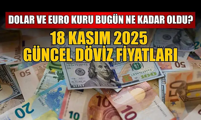 Dolar ve Euro kuru bugün ne kadar oldu?  18 Kasım 2025 güncel döviz fiyatları