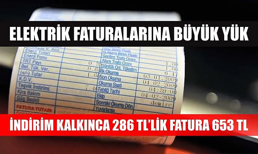 Elektrik Faturalarına Büyük Yük: İndirim Kalkınca 286 TL'lik Fatura 653 TL