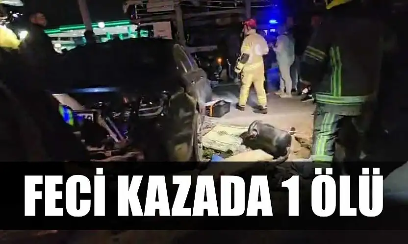 Feci kaza: 1 ölü