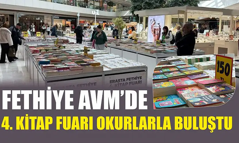 Fethiye AVM'de 4. Kitap Fuarı okurlarla buluştu