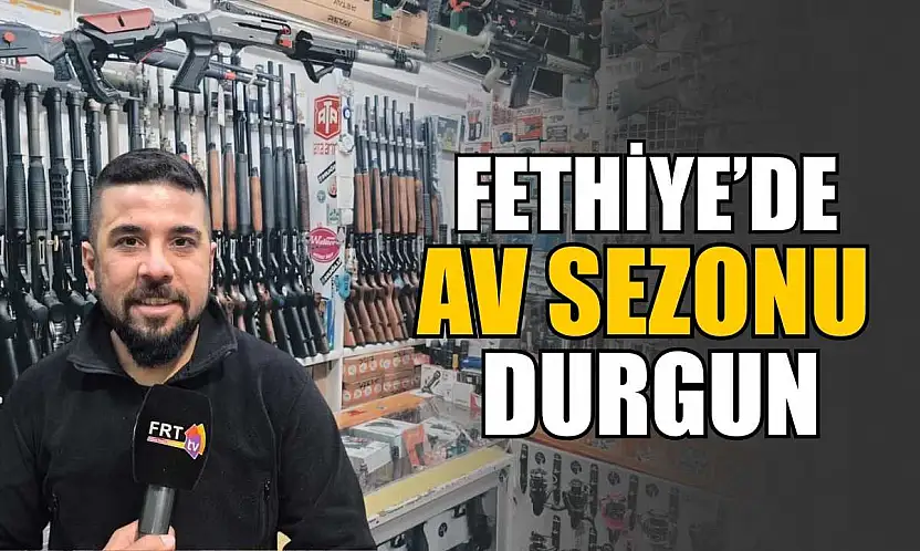 Fethiye'de av sezonu durgun