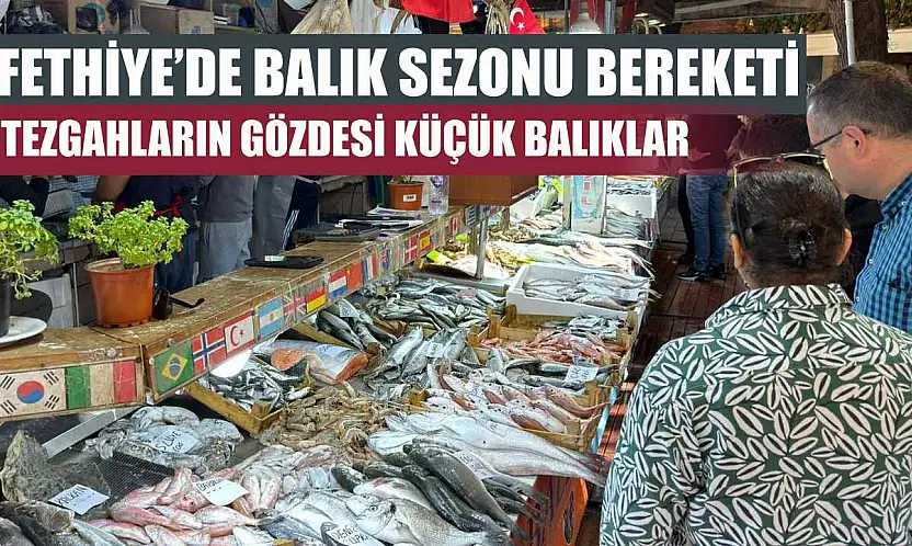 Fethiye'de balık sezonu bereketi: Tezgahların gözdesi küçük balıklar