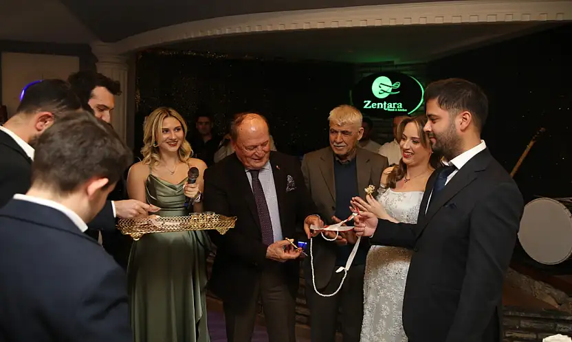 Fethiye'de genç avukatlar Büşra ile Ceyhun evlilik yolunda ilk adımı attı