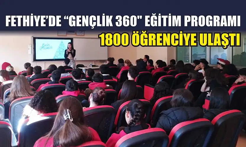Fethiye'de 'Gençlik 360' Eğitim Programı 1800 Öğrenciye Ulaştı