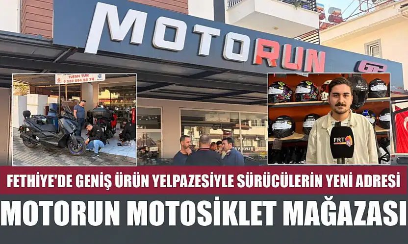 Fethiye'de geniş ürün yelpazesiyle sürücülerin yeni adresi: Motorun Motosiklet Mağazası