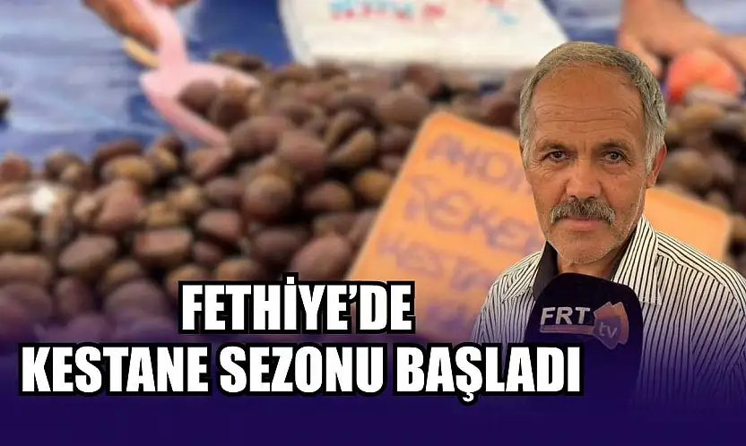 Fethiye'de kestane sezonu başladı