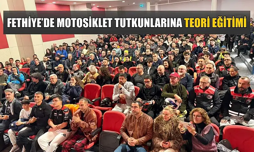 Fethiye'de motosiklet tutkunlarına teori eğitimi