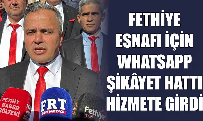 Fethiye Esnafı İçin WhatsApp Şikâyet Hattı Hizmete Girdi