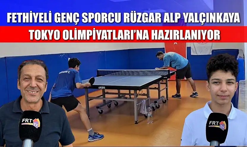 Fethiyeli Genç Sporcu Rüzgar Alp Yalçınkaya Tokyo Olimpiyatları'na Hazırlanıyor