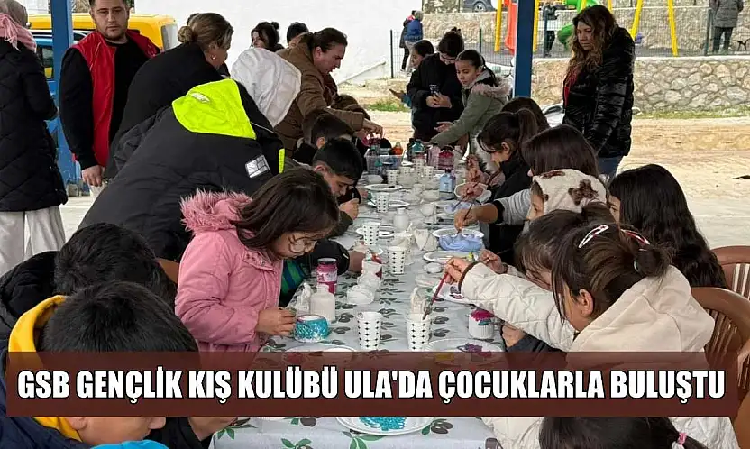 GSB Gençlik Kış Kulübü Ula'da çocuklarla buluştu